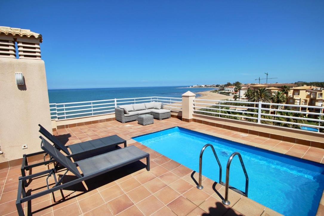 Atico Frontal Al Mar Con Piscina Privada By Homeprive 데니아 외부 사진