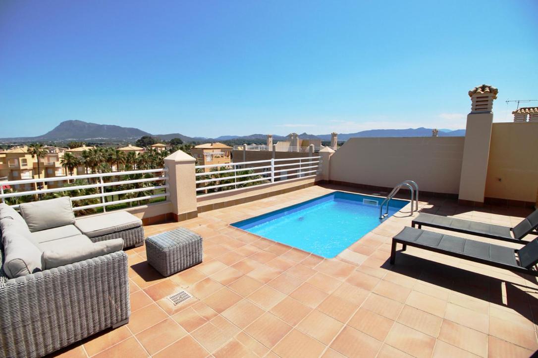 Atico Frontal Al Mar Con Piscina Privada By Homeprive 데니아 외부 사진