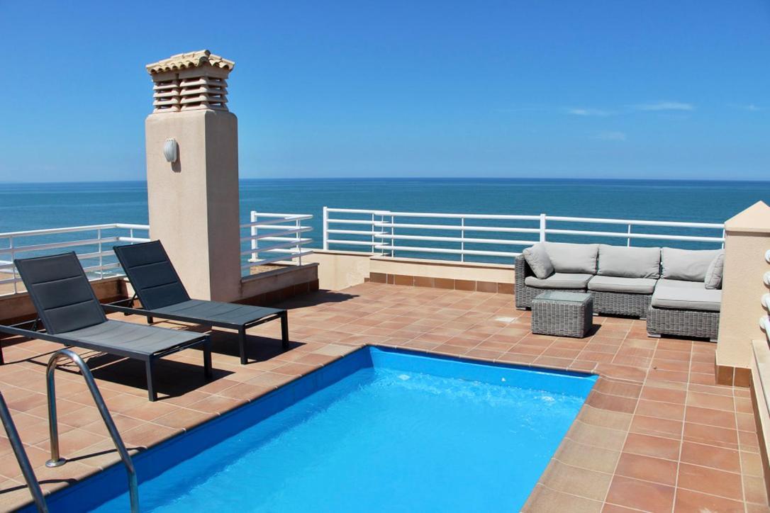 Atico Frontal Al Mar Con Piscina Privada By Homeprive 데니아 외부 사진